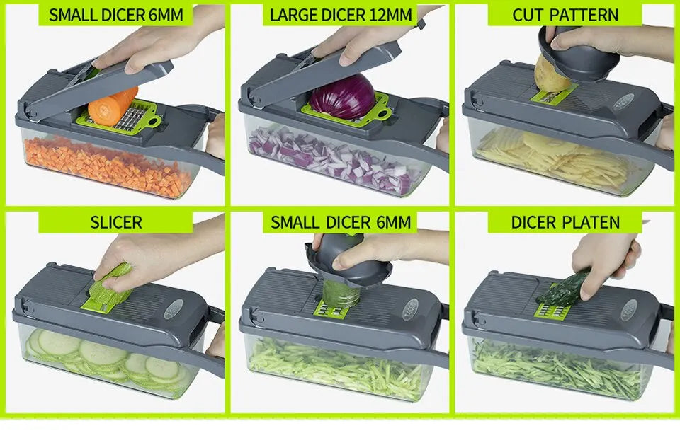 12 in 1 Multifunctional Vegetable Slicer